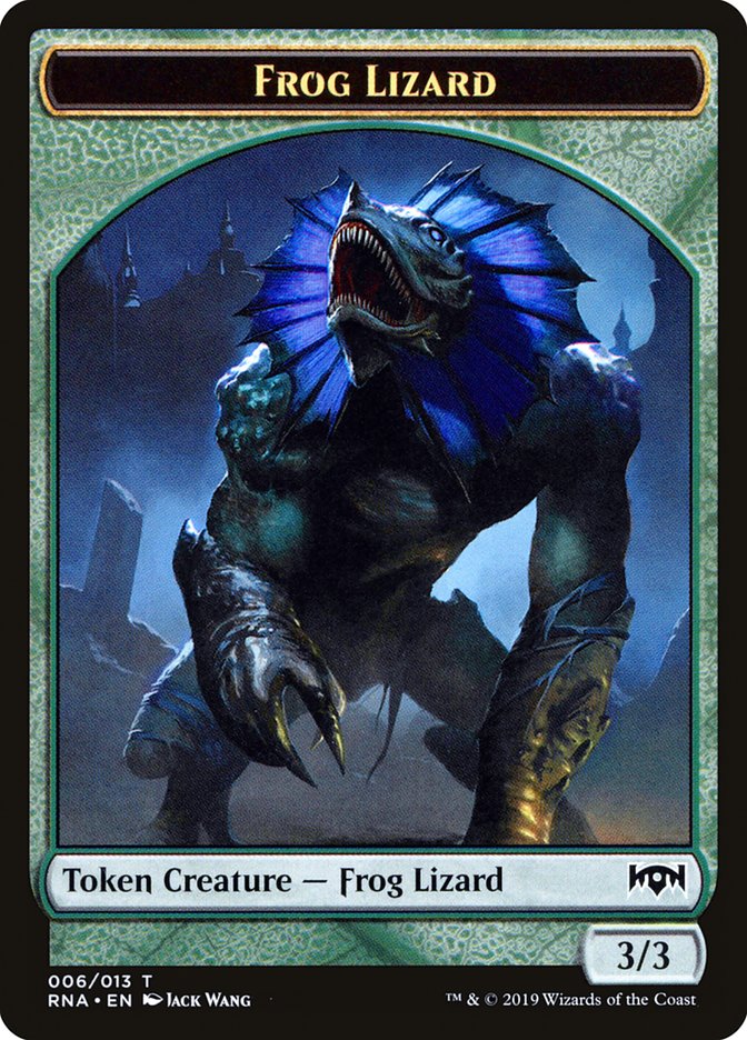 Ooze // Frog Lizard Double-Sided Token [Ravnica Allegiance Guild Kit Tokens] - Magic: The Gathering - Card Brawlers | Quebec | Canada |