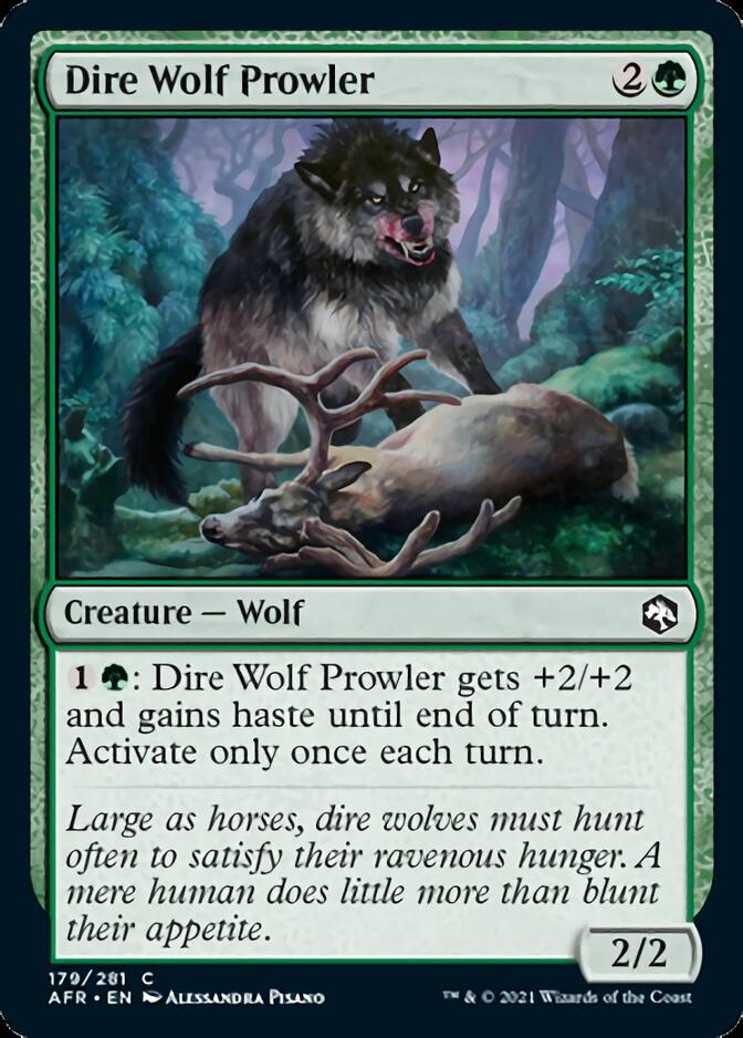 Dire Wolf Prowler [Dungeons & Dragons: Adventures in the Forgotten Realms] - Magic: The Gathering - Card Brawlers | Quebec | Canada |