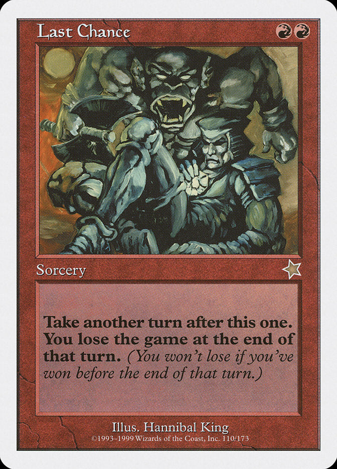 Last Chance [Starter 1999] - Magic: The Gathering - Card Brawlers | Quebec | Canada |