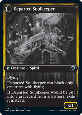 Devoted Grafkeeper // Departed Soulkeeper [Innistrad: Double Feature] - Magic: The Gathering - Card Brawlers | Quebec | Canada |