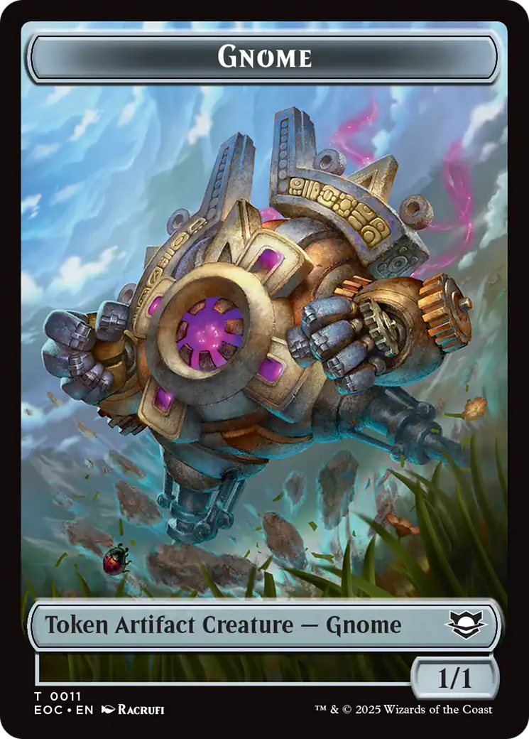 Thopter // Gnome Double-Sided Token [Edge of Eternities Commander Tokens] - Magic: The Gathering - Card Brawlers | Quebec | Canada |