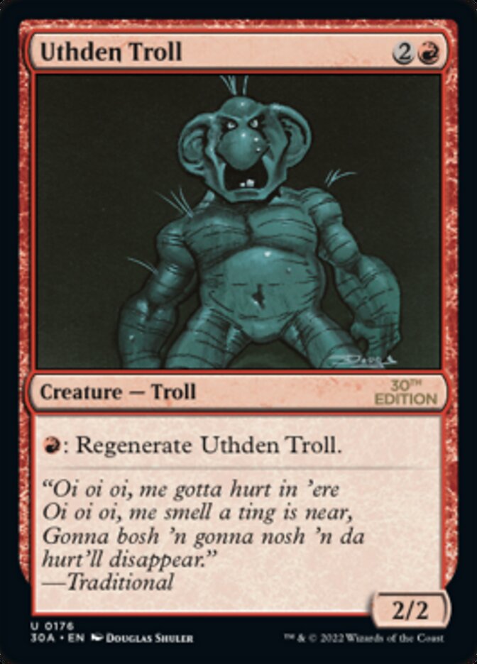 Uthden Troll [30th Anniversary Edition] - Magic: The Gathering - Card Brawlers | Quebec | Canada |
