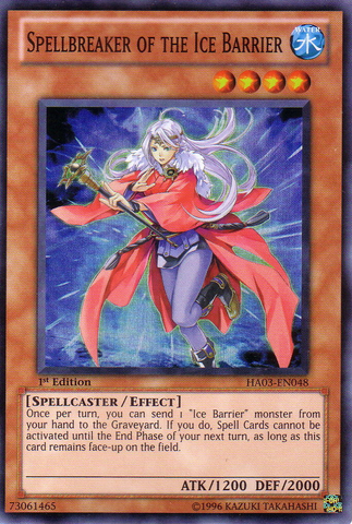 Spellbreaker of the Ice Barrier [HA03-EN048] Super Rare - Yu-Gi-Oh! - Card Brawlers | Quebec | Canada |