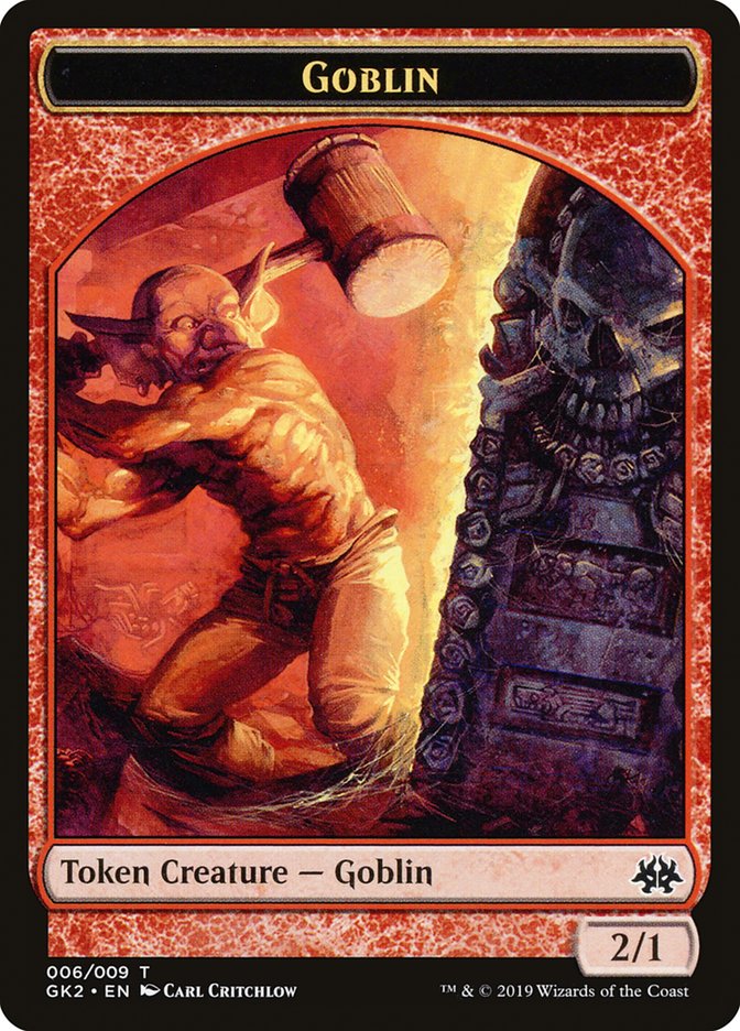 Dragon // Goblin Double-Sided Token [Ravnica Allegiance Guild Kit Tokens] - Magic: The Gathering - Card Brawlers | Quebec | Canada |