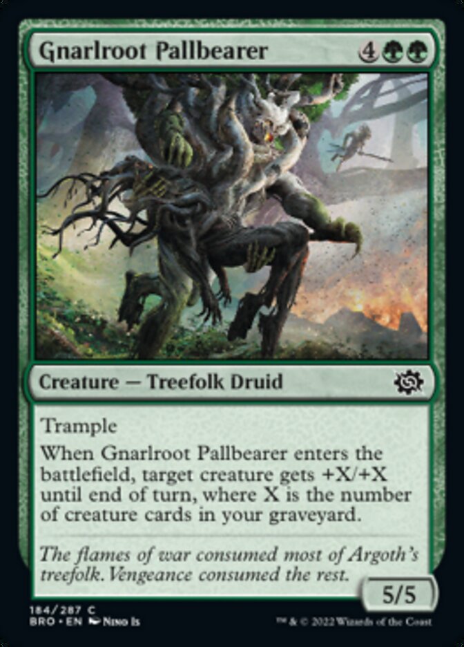 Gnarlroot Pallbearer [The Brothers' War] - Magic: The Gathering - Card Brawlers | Quebec | Canada |