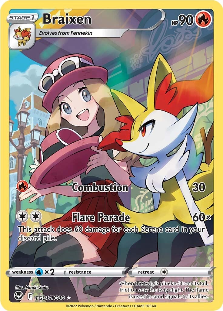 Braixen (TG01/TG30) [Sword & Shield: Silver Tempest] - Pokémon - Card Brawlers | Quebec | Canada |
