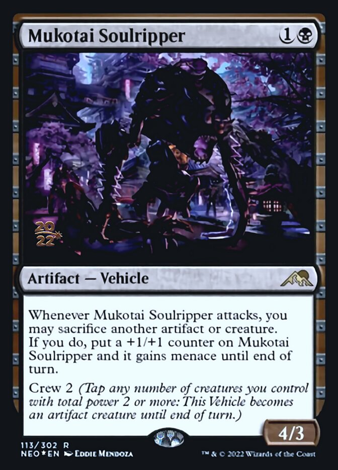 Mukotai Soulripper [Kamigawa: Neon Dynasty Prerelease Promos] - Magic: The Gathering - Card Brawlers | Quebec | Canada |