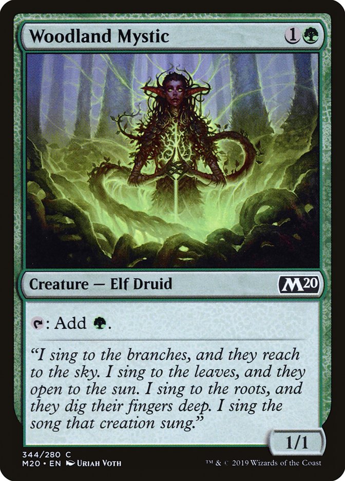 Woodland Mystic [Core Set 2020] - Magic: The Gathering - Card Brawlers | Quebec | Canada |