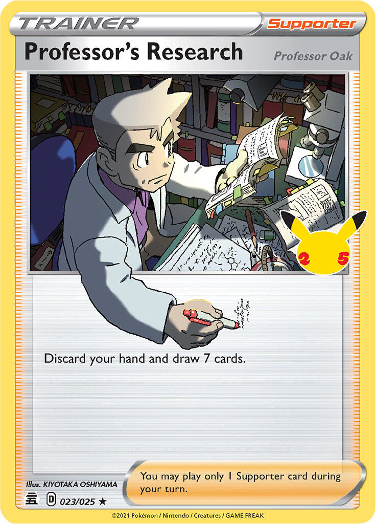 Professor's Research (023/025) [Celebrations: 25th Anniversary] - Pokémon - Card Brawlers | Quebec | Canada |