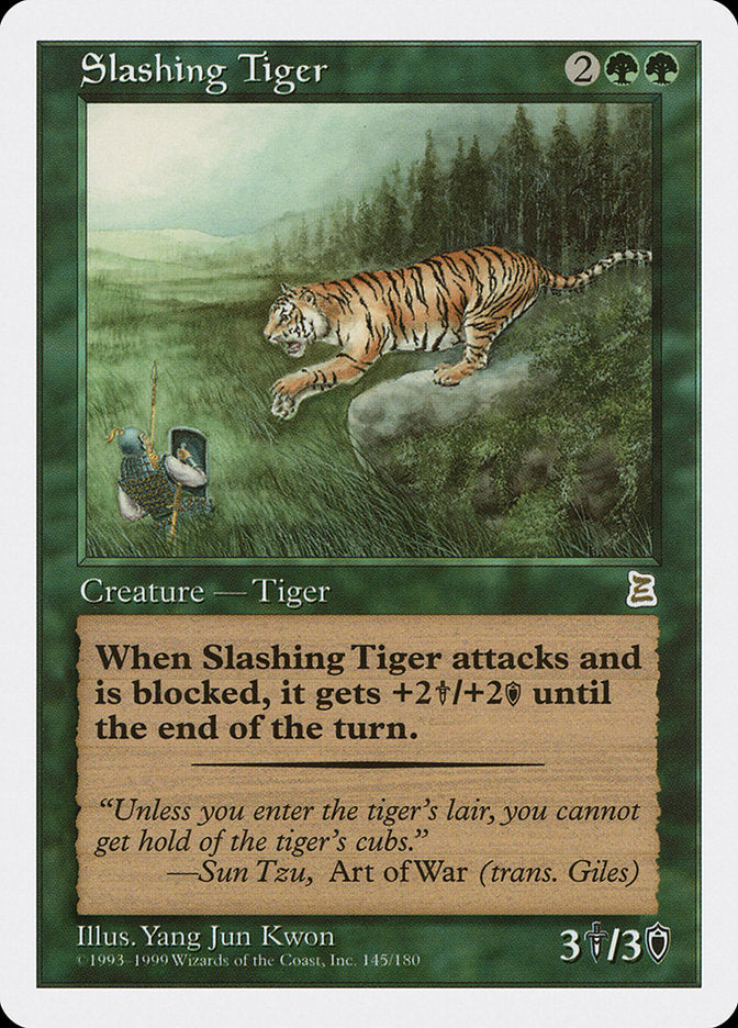 Slashing Tiger [Portal Three Kingdoms] - Magic: The Gathering - Card Brawlers | Quebec | Canada |