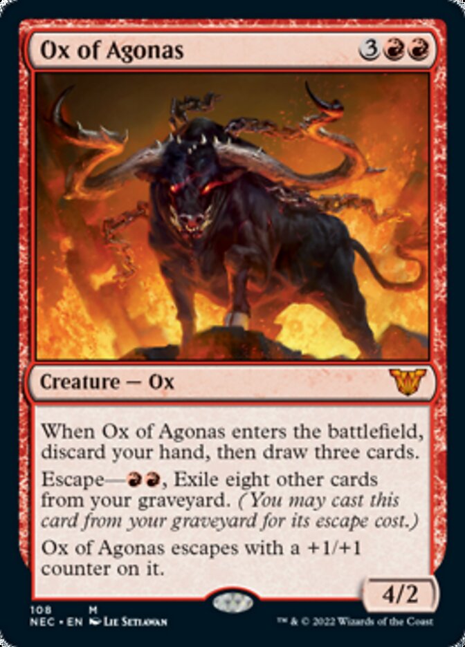 Ox of Agonas [Kamigawa: Neon Dynasty Commander] - Magic: The Gathering - Card Brawlers | Quebec | Canada |