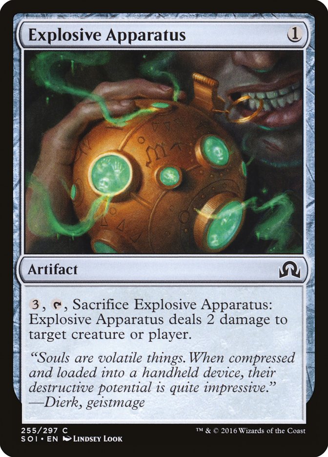 Explosive Apparatus [Shadows over Innistrad] - Magic: The Gathering - Card Brawlers | Quebec | Canada |