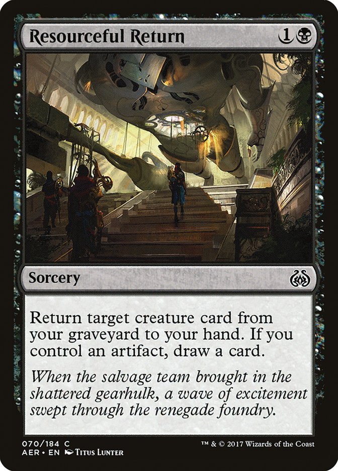 Resourceful Return [Aether Revolt] - Magic: The Gathering - Card Brawlers | Quebec | Canada |
