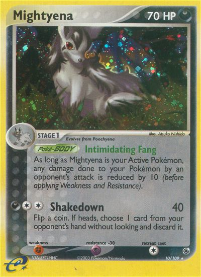 Mightyena (10/109) [EX: Ruby & Sapphire] - Pokémon - Card Brawlers | Quebec | Canada |