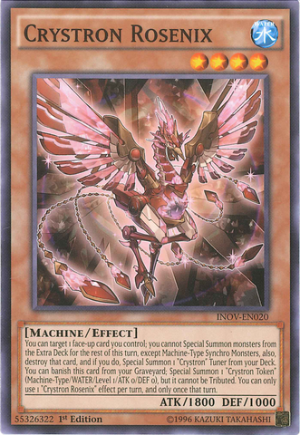 Crystron Rosenix [INOV-EN020] Common - Yu-Gi-Oh! - Card Brawlers | Quebec | Canada |
