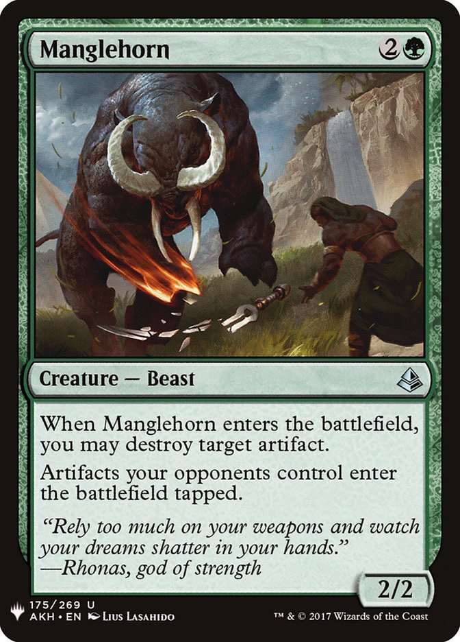 Manglehorn [Mystery Booster] - Magic: The Gathering - Card Brawlers | Quebec | Canada |