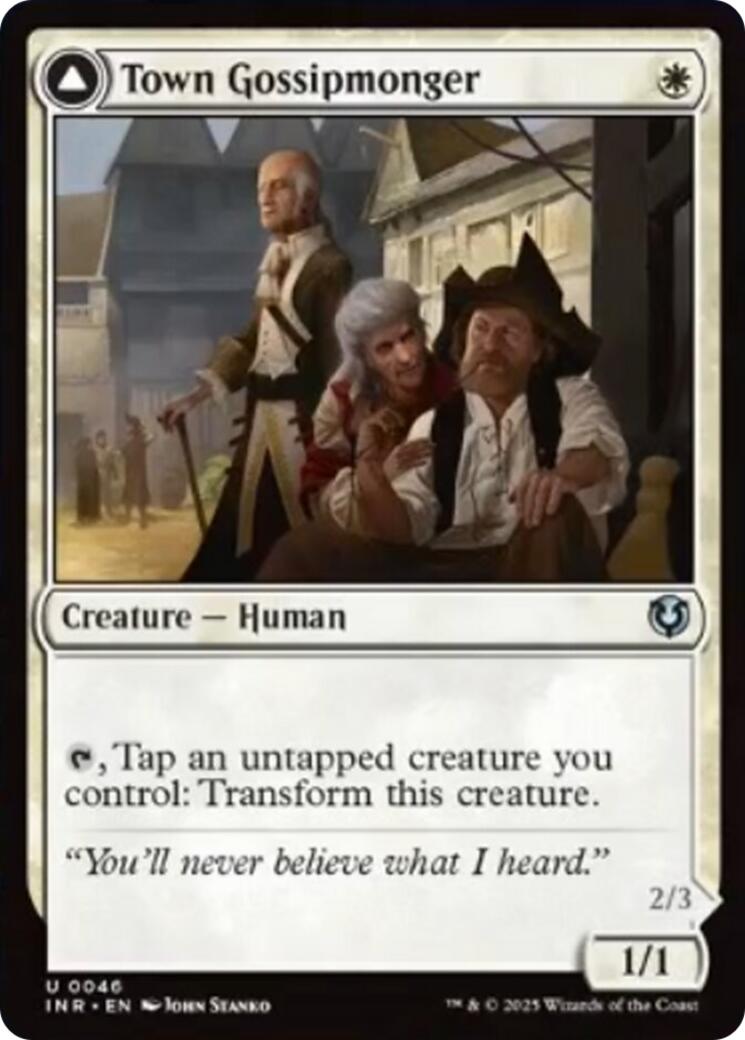 Town Gossipmonger // Incited Rabble [Innistrad Remastered] - Magic: The Gathering - Card Brawlers | Quebec | Canada |