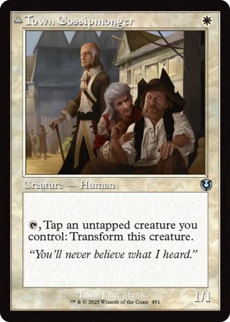 Town Gossipmonger // Incited Rabble (Retro Frame) [Innistrad Remastered] - Magic: The Gathering - Card Brawlers | Quebec | Canada |