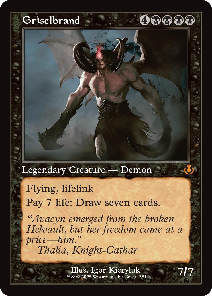 Griselbrand (Retro Frame) [Innistrad Remastered] - Magic: The Gathering - Card Brawlers | Quebec | Canada |