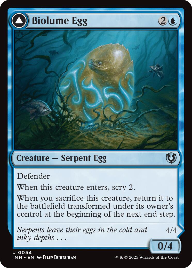 Biolume Egg // Biolume Serpent [Innistrad Remastered] - Magic: The Gathering - Card Brawlers | Quebec | Canada |