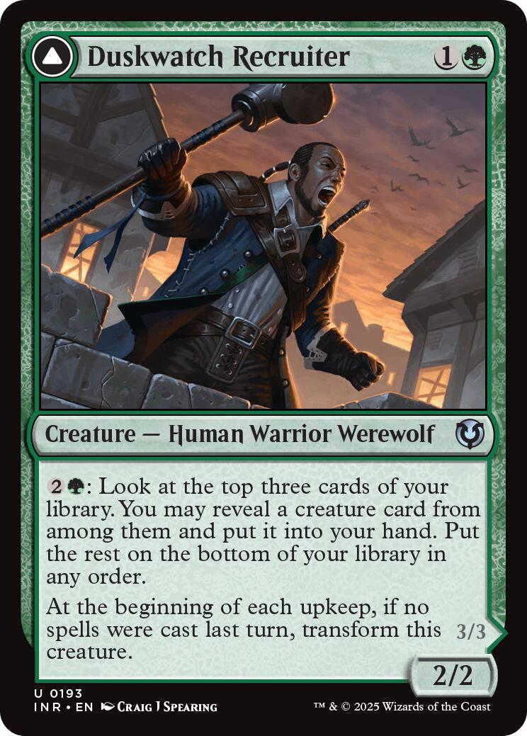Duskwatch Recruiter // Krallenhorde Howler [Innistrad Remastered] - Magic: The Gathering - Card Brawlers | Quebec | Canada |