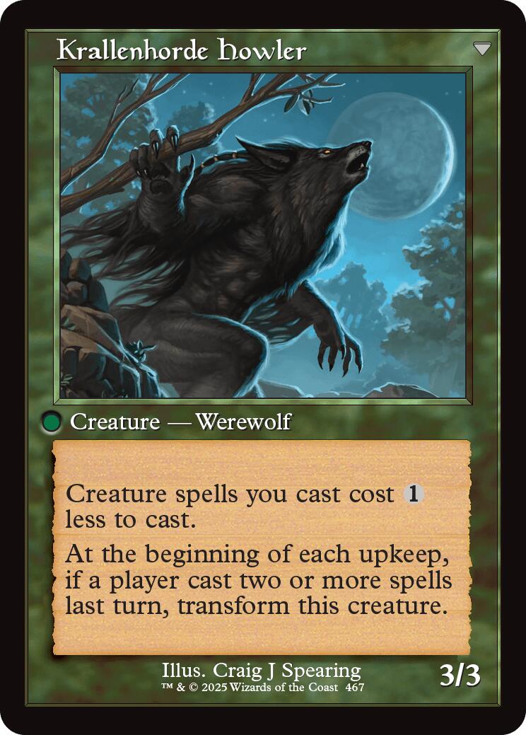 Duskwatch Recruiter // Krallenhorde Howler (Retro Frame) [Innistrad Remastered] - Magic: The Gathering - Card Brawlers | Quebec | Canada |