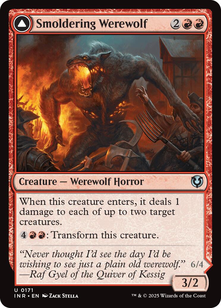 Smoldering Werewolf // Erupting Dreadwolf [Innistrad Remastered] - Magic: The Gathering - Card Brawlers | Quebec | Canada |