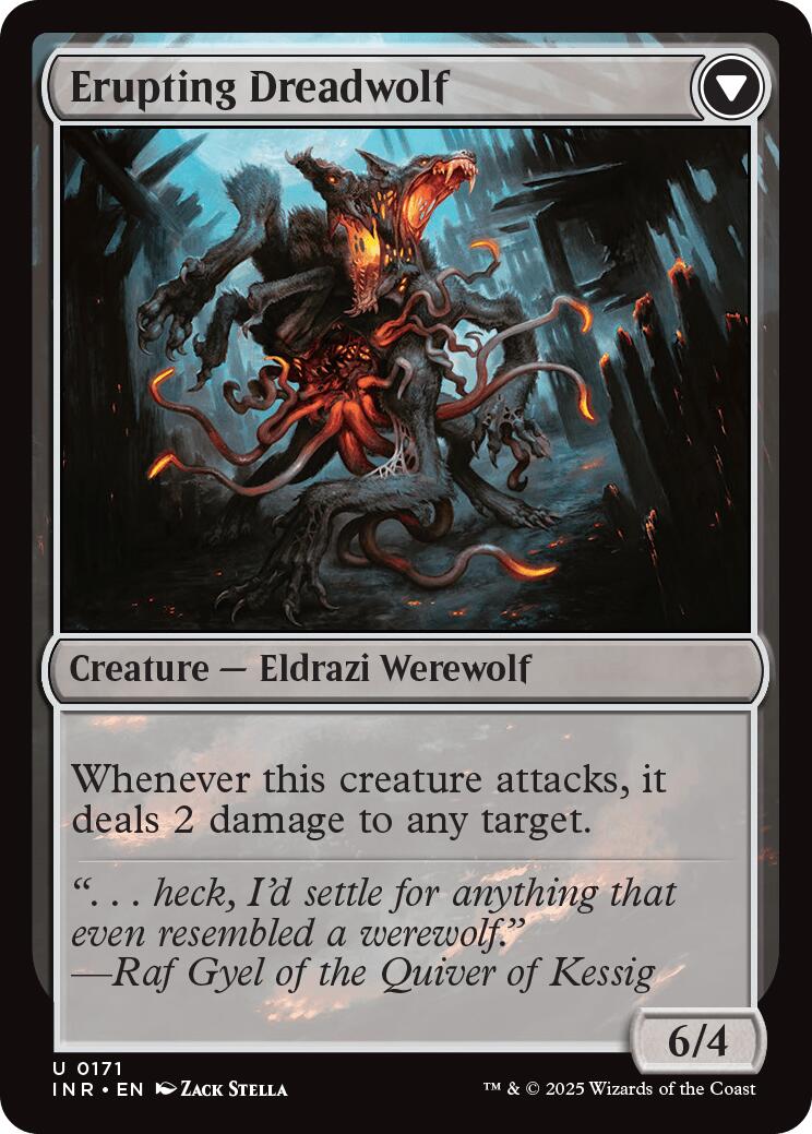 Smoldering Werewolf // Erupting Dreadwolf [Innistrad Remastered] - Magic: The Gathering - Card Brawlers | Quebec | Canada |