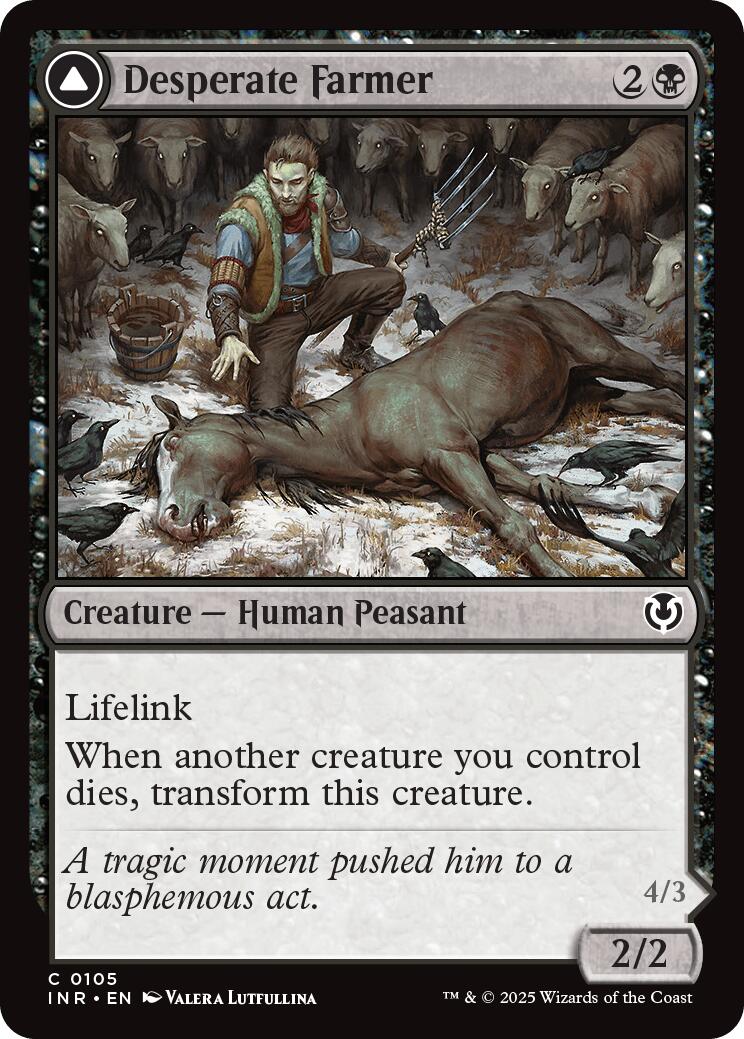 Desperate Farmer // Depraved Harvester [Innistrad Remastered] - Magic: The Gathering - Card Brawlers | Quebec | Canada |