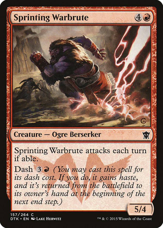 Sprinting Warbrute [Dragons of Tarkir] - Magic: The Gathering - Card Brawlers | Quebec | Canada |
