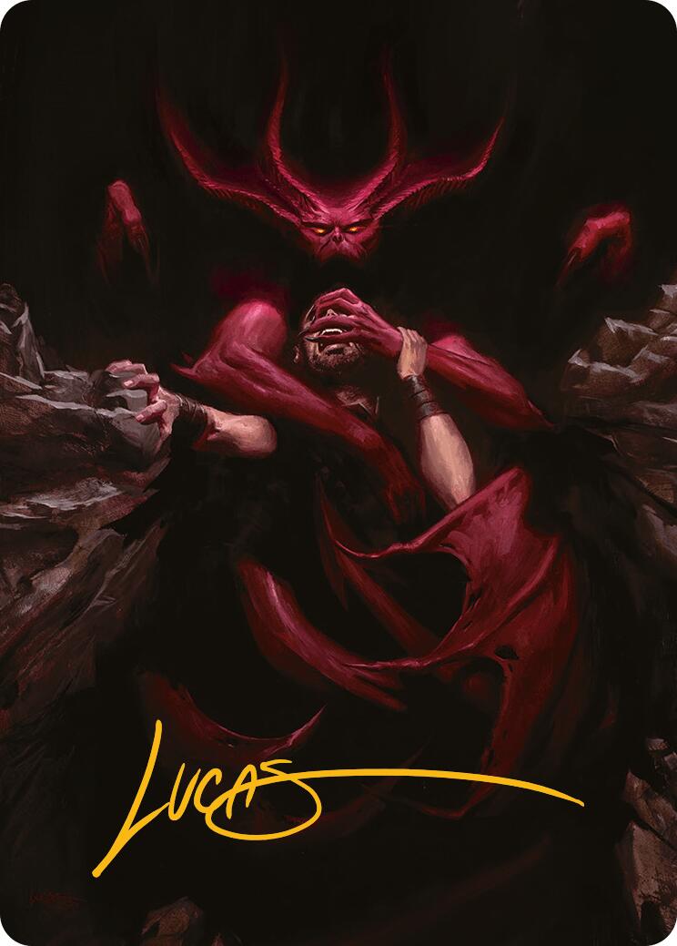 Infernal Grasp Art Card (Gold-Stamped Signature) [Innistrad Remastered Art Series] - Magic: The Gathering - Card Brawlers | Quebec | Canada |