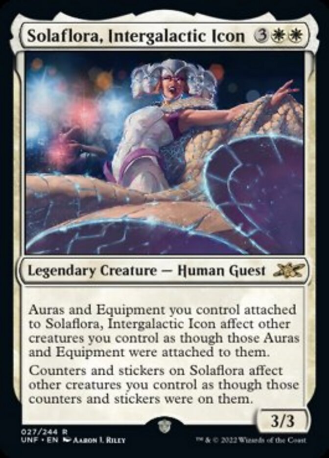 Solaflora, Intergalactic Icon [Unfinity] - Magic: The Gathering - Card Brawlers | Quebec | Canada |