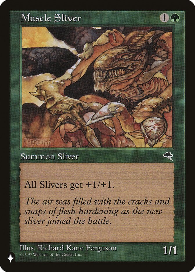 Muscle Sliver [The List] - Magic: The Gathering - Card Brawlers | Quebec | Canada |
