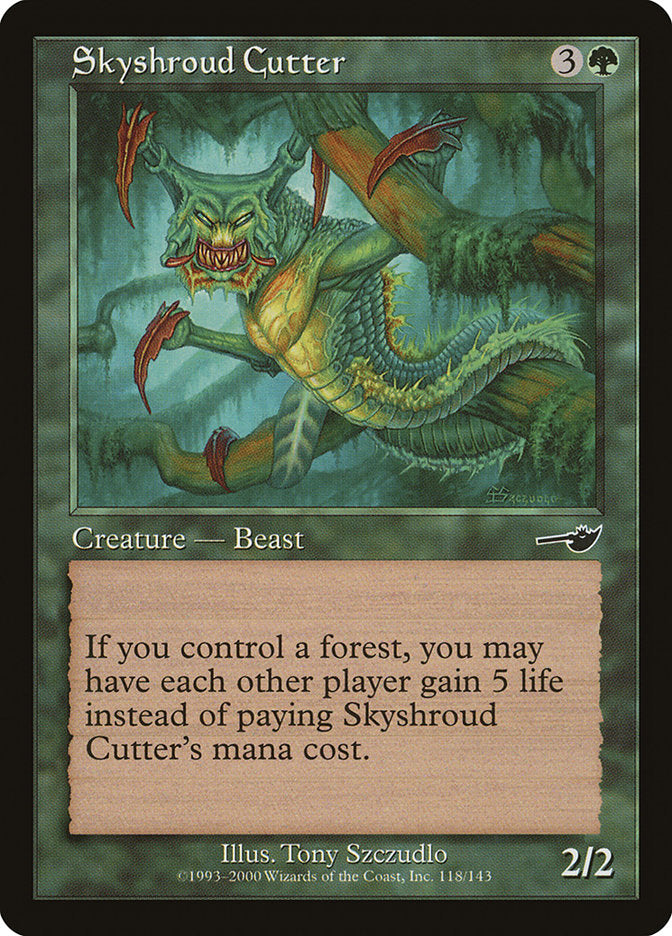 Skyshroud Cutter [Nemesis] - Magic: The Gathering - Card Brawlers | Quebec | Canada |