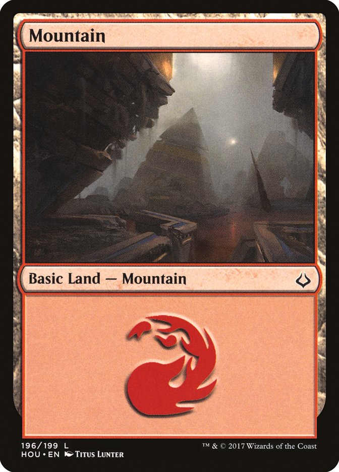 Mountain (196) [Hour of Devastation] - Magic: The Gathering - Card Brawlers | Quebec | Canada |