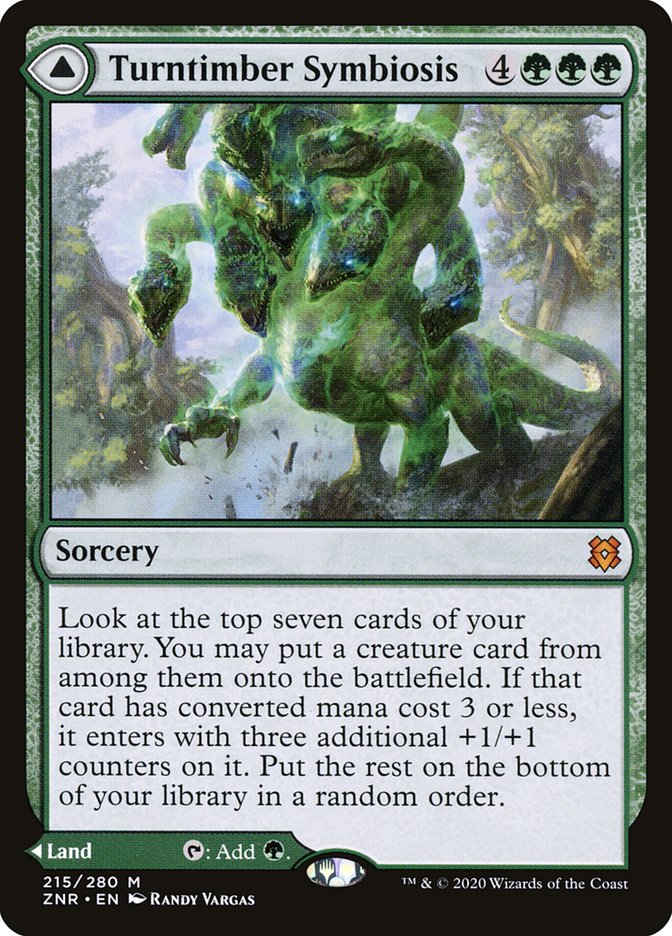 Turntimber Symbiosis // Turntimber, Serpentine Wood [Zendikar Rising] - Magic: The Gathering - Card Brawlers | Quebec | Canada |