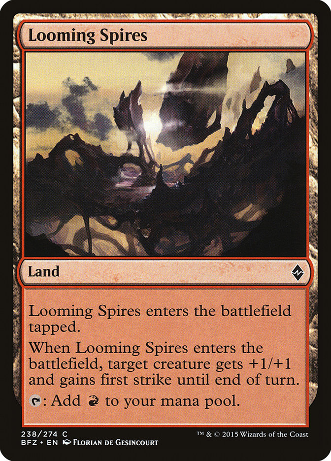 Looming Spires [Battle for Zendikar] - Magic: The Gathering - Card Brawlers | Quebec | Canada |