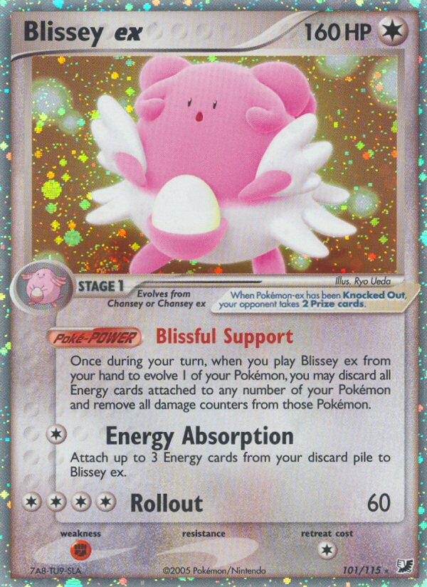 Blissey ex (101/115) [EX: Unseen Forces] - Pokémon - Card Brawlers | Quebec | Canada |