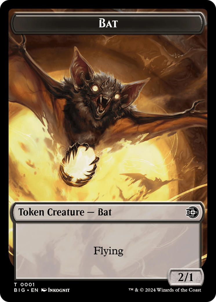 Treasure // Bat Double-Sided Token [Outlaws of Thunder Junction Tokens] - Magic: The Gathering - Card Brawlers | Quebec | Canada |