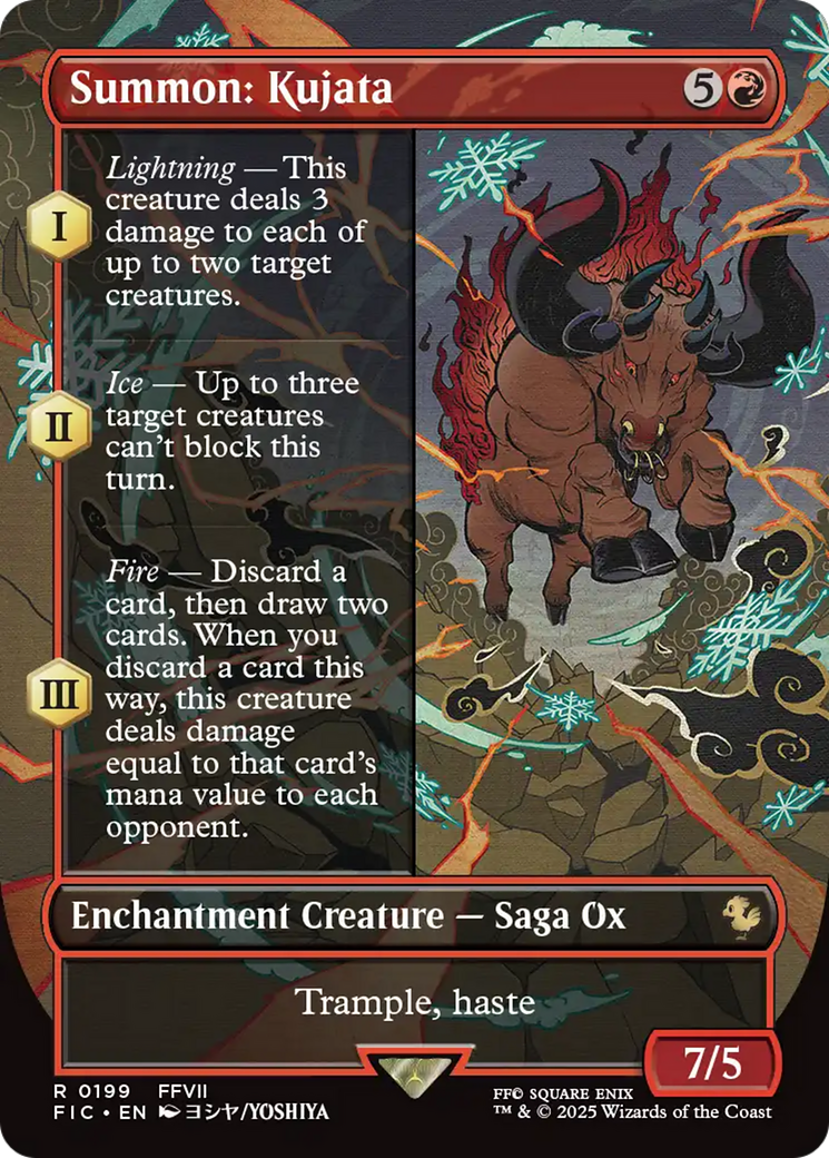 Summon: Kujata (Borderless) [FINAL FANTASY Commander] - Magic: The Gathering - Card Brawlers | Quebec | Canada |
