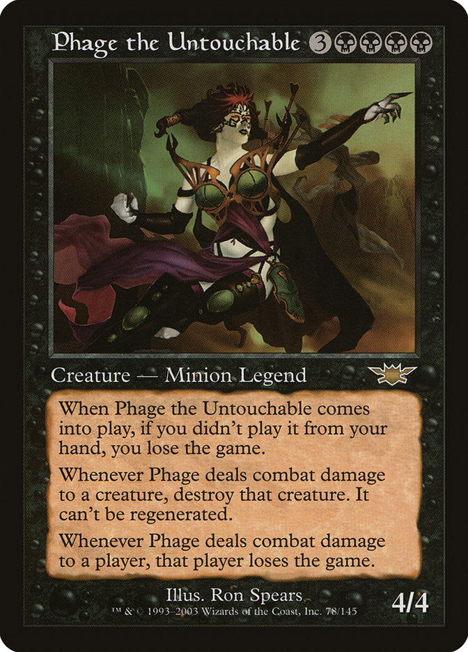Phage the Untouchable [Legions] - Magic: The Gathering - Card Brawlers | Quebec | Canada |