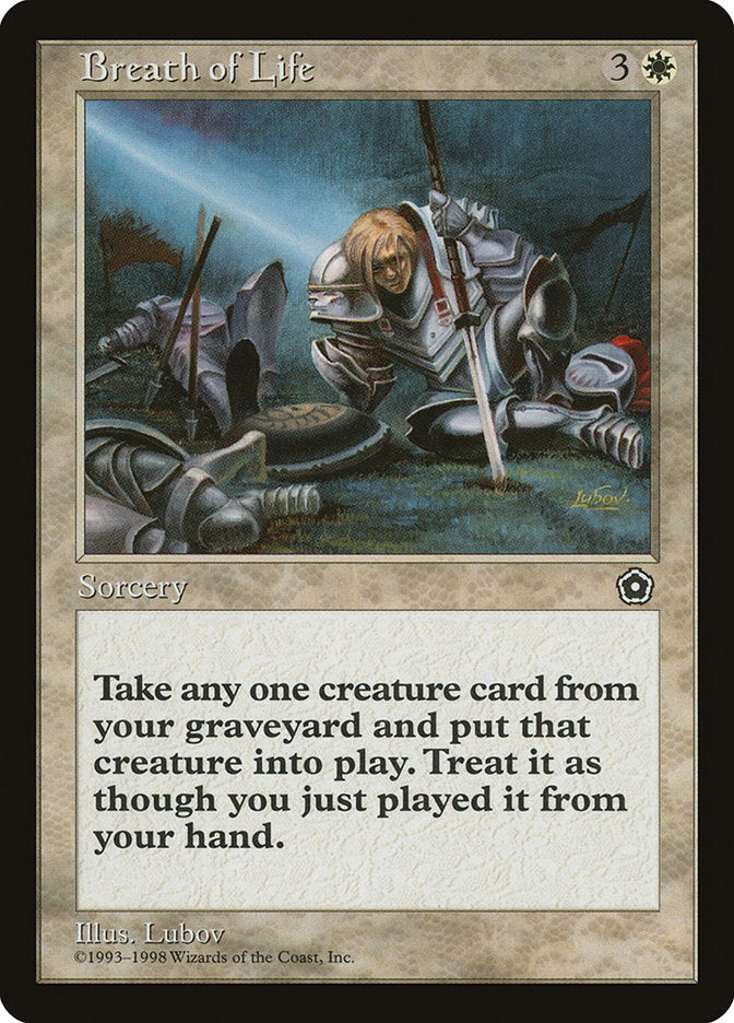 Breath of Life [Portal Second Age] - Magic: The Gathering - Card Brawlers | Quebec | Canada |