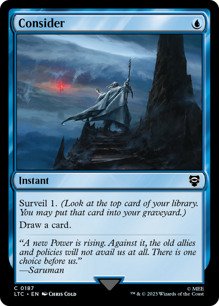 Consider [The Lord of the Rings: Tales of Middle-Earth Commander] - Magic: The Gathering - Card Brawlers | Quebec | Canada |