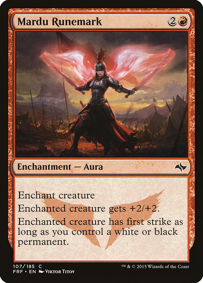 Mardu Runemark [Fate Reforged] - Magic: The Gathering - Card Brawlers | Quebec | Canada |