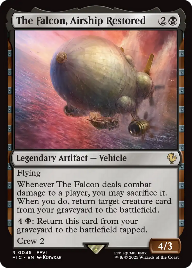 The Falcon, Airship Restored [FINAL FANTASY Commander] - Magic: The Gathering - Card Brawlers | Quebec | Canada |