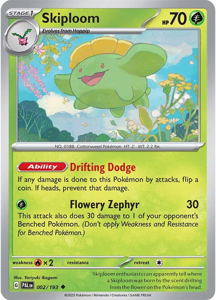 Skiploom (002/193) [Scarlet & Violet: Paldea Evolved] - Pokémon - Card Brawlers | Quebec | Canada |