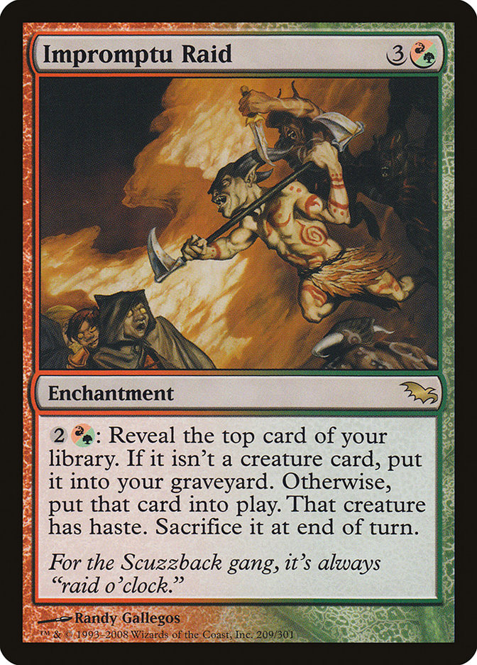 Impromptu Raid [Shadowmoor] - Magic: The Gathering - Card Brawlers | Quebec | Canada |