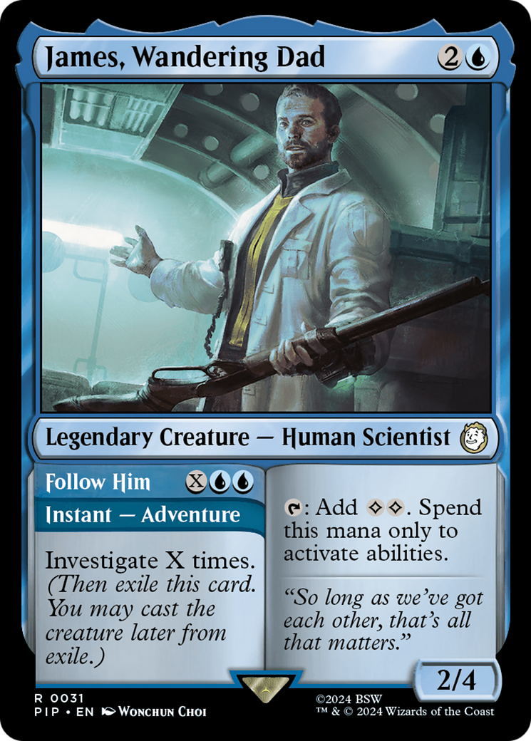 James, Wandering Dad // Follow Him [Fallout] - Magic: The Gathering - Card Brawlers | Quebec | Canada |