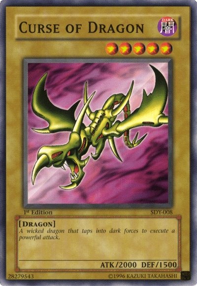 Curse of Dragon [SDY-008] Common - Yu-Gi-Oh! - Card Brawlers | Quebec | Canada |