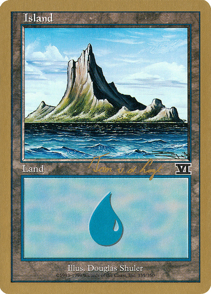 Island (tvdl335) (Tom van de Logt) [World Championship Decks 2000] - Magic: The Gathering - Card Brawlers | Quebec | Canada |